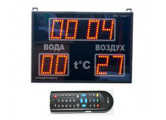 Часы-термометр СТ1.16-2td ПТК Спорт 017-2506